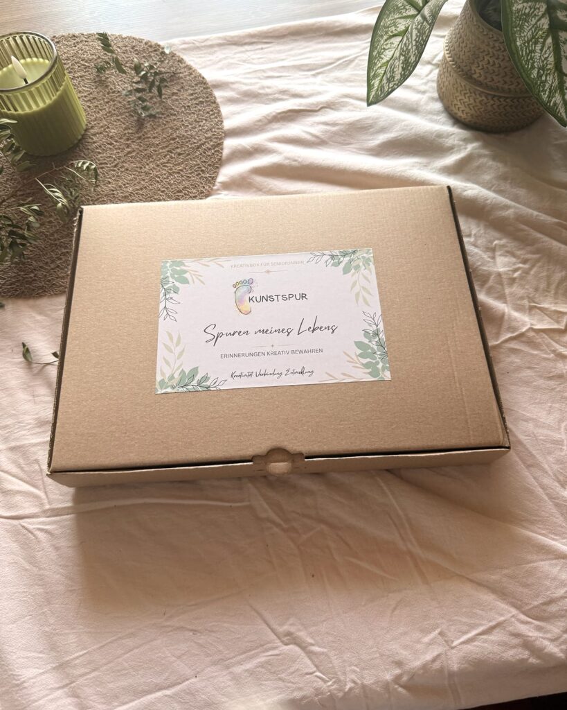 Geschlossene Kunstspur KreativBox „Spuren meines Lebens“ für Seniorinnen und Senioren